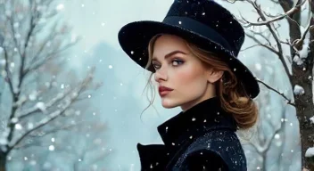 Meine Sicht auf elegante Frisuren im Winter (1/10)